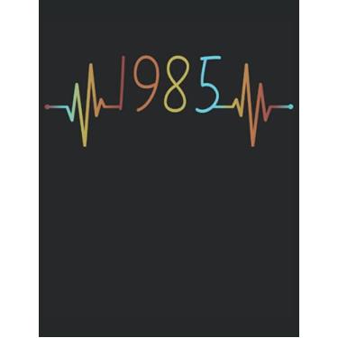 Imagem de 101 Mandalas - MALBUCH EKG Herzschlag Jahrgang 1985 Baujahr Heartbeat: Lustiges Retro Vintage Herzlinie Geburtstags Geschenk - A4 (8,5x11) - 101 ... - Entspannen - Anti Stress - Zum Ausmalen