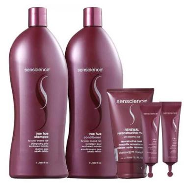 Imagem de Senscience True Hue Duo 1L Renewal Mask 150ml e CPR Tratamento Reconst