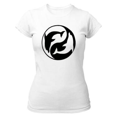 Imagem de Camiseta Baby Look Yin e Yang Golfinhos - Alearts, G