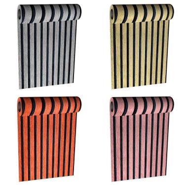 Imagem de Papel Parede Adesivo Ripado Decorativo 1 Rolo 45Cm X 5M Rio