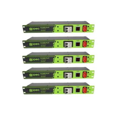 Imagem de Kit com 5 Réguas para Rack Disjuntor Bipolar DJ5000 PLUS - IPEC