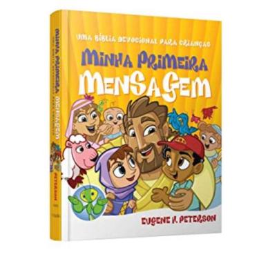 Imagem de Bíblia Minha Primeira Mensagem  Bíblia Devocional para Crianças  Capa 