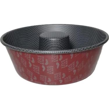 Imagem de Forma de Bolo C / Cone Antiaderente 24 - Vermelha - Alegrete