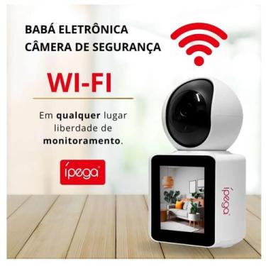 Imagem de Câmera De Segurança Wifi Smart Full Hd Com Video Chamada - IPEGA