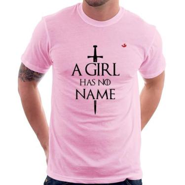 Imagem de Camiseta A girl has no name - Foca na Moda, Rosa bebê, P