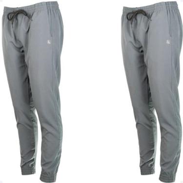 Imagem de 2 Calças Tactel Jogger Elastano Com Punho Slim 2 Bolsos 020 - Geral, 2