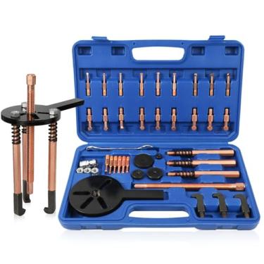 Imagem de AMWAMW Conjunto de extrator de rolamento 36 em 1, kit separador de extrator de rolamento interno