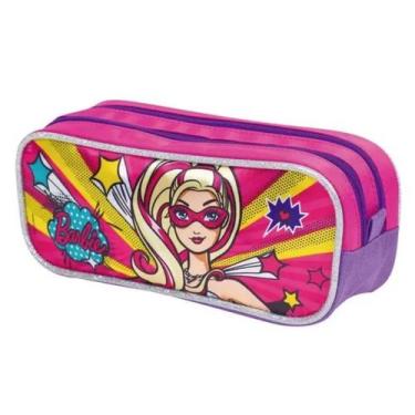 Imagem de Estojo Escolar Barbie Super Princesa Duplo Sestini Original