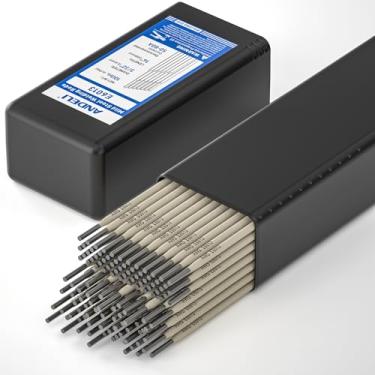 Imagem de ANDELI Vara de soldagem eletrodos de aço carbono acessórios de soldagem equipamento de soldagem a arco (hastes de soldagem, E6013 4,5 kg, 3/81.3 cm)