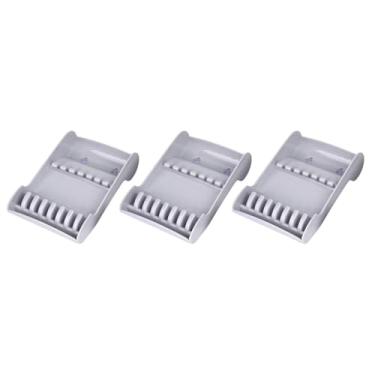 Imagem de predolo 3 peças Titulares de tesoura Organizador Stands Recipientes Acessórios Bandejas de prateleira Barbeiro de tesoura Racks de armazenamento para 6