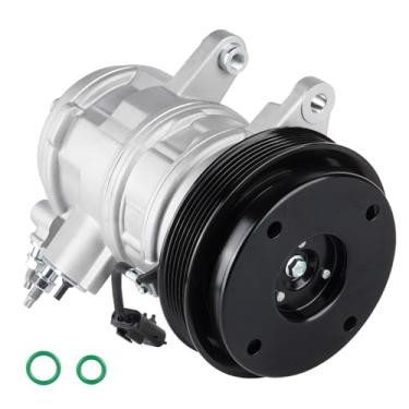 Imagem de Compressor de ar condicionado AC com embreagem para Jeep Commander 3.7L 4.7L 2008-2010, para Dodge Durango 3.7 4.7 2008 2009, para Chrysler Aspen 4.7L 08 09