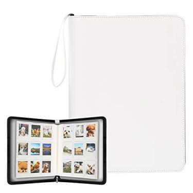 Imagem de Álbum de fotos com 540 bolsos para câmera instantânea Fujifilm Instax Mini, Polaroid Snap PIC-300 Z2300, Fujifilm Instax Mini LiPlay 11 90 9 8, impressora de câmera com zíper grande capacidade (branco)