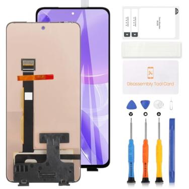 Imagem de A-MIND Substituição de tela Incell para Motorola Moto G84 5G XT2347 XT2347-1 XT2347-2 Display LCD Touch Screen Digitalizador Kit de reparo de vidro com ferramentas - Preto 16.5 cm