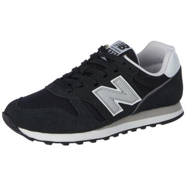 Imagem de TENIS NEW BALANCE 373V2 FEMININO BLACK/SILVER, Calçados Femininos, PRETO/PRATA, 34