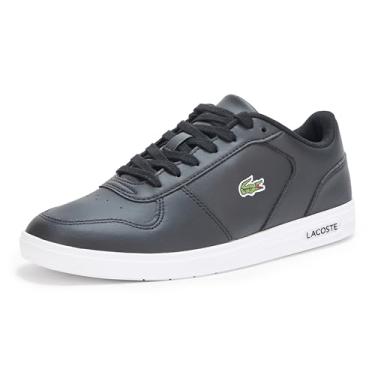 Imagem de Lacoste Tênis feminino T-Base, Preto/branco, 40
