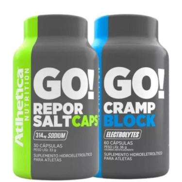Imagem de Combo 1 Cramp Block 60 Capsulas + 1 Repor Salt 30 Capsulas - Atlhetica