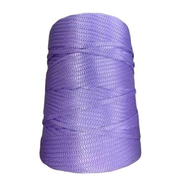 Imagem de Fio Náutico Cordão 5mm: 500g – Ideal para Crochê, Tricô, Macramê e Artesanato – 100% Polipropileno – Bastos e Bazani (Violeta)
