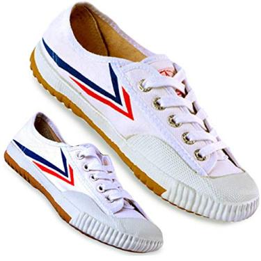 Imagem de Tênis Kung Fu Martial Arts Parkour, sola de borracha, Branco, 36(US Men 5|Women 6)