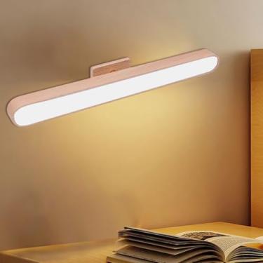 Imagem de Luminaria Led Sem Fio Recarregavel de Parede, Arandela de Parede LED Sem Fios, Rotação de 360°, Controlo Táctil, Arandela de Parede Sem Fios Luz Ajustável