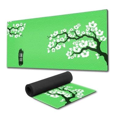 Imagem de Mouse Pad Gamer Sakura Árvore cerejeira Premium fundo de borracha 90x40cm 80x30cm 900x400 800x300 speed mousepad 90x40 80x30 (5, 90x40)