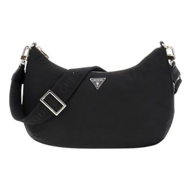 Imagem de GUESS Bolsa de ombro Eco Gemma Hobo, preta, Preto, One Size