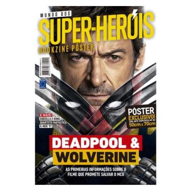 Imagem de Superpôster Mundo Dos Super-Heróis - Deadpool & Wolverine - Arte Extra