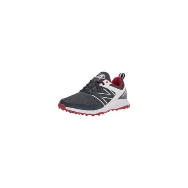 Imagem de New Balance Sapato de golfe masculino Fresh Foam Contend, Azul-marinho e vermelho, 9.5