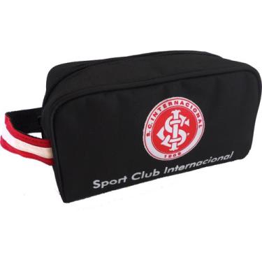 Imagem de Necessaire do Internacional Preta Oficial Licenciada - JC Flâmulas e B