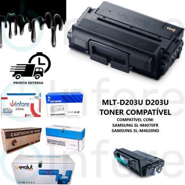 Imagem de Compatível: Toner MLT-D203U D203U p/ Sl-m4020nd M4020 Sl-m4070fr M4070RN