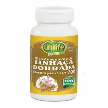 Imagem de Óleo De Semente De Linhaça Dourada contém ômegas 3,6,9