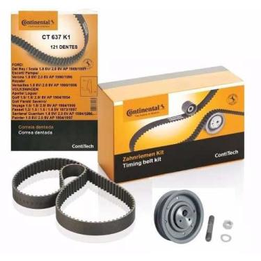 Imagem de Kit Correia Dentada E Tensor Gol/golf/parati/saveiro/voyage 1.6 1.8 2.0 Original Ct637k1