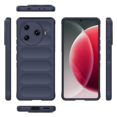 Imagem de Elubugod Capa compatível com Tecno Camon 30 Pro 5G, capa para celular TPU macia compatível com Tecno Camon 30 Pro 5G CL8 capa azul