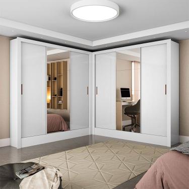 Imagem de Closet Casal Duplo Fortaleza 6 Portas Plus 12 Prateleiras