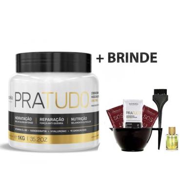 Imagem de Mascara Cronograma Capilar Pratudo Borabella 1kg, Branco