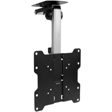 Imagem de CUTPOIY Suporte de parede para TV flip down TV e monitor, suporte ajustável para telas planas de 17 a 37 polegadas para TVs de 26 a 70 polegadas