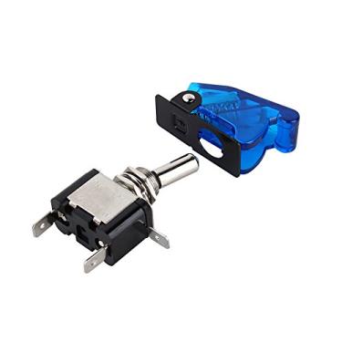 Imagem de 16Mm 1No 1Nc Conexão 12V Metal Led Interruptor Articulado Botão de Travamento Interruptor Veicular