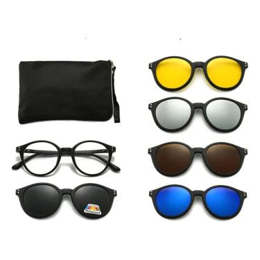 Imagem de Armação de Óculos + 5 lentes clip on modelo 2285