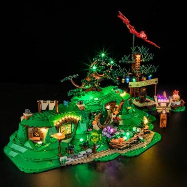 Imagem de LIGHTAILING Luz para Lego-10354 O Senhor dos Anéis: O Condado - Kit de Iluminação LED Compatível com o Modelo de Blocos de Construção Lego - Não Incluído no Conjunto de Modelos