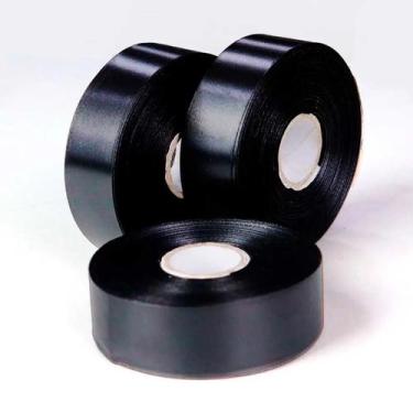 Imagem de Fita de Cetim Preta 20mm x 50M - ADECONEX