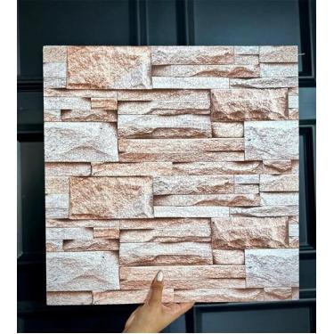 Imagem de Kit 10 Placas Revestimento EPS 3d Alto Relevo Textura Decoração - Pape