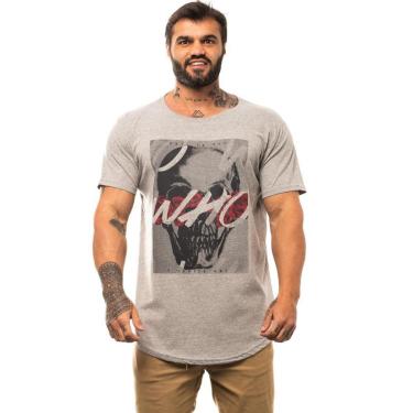 Imagem de Camiseta Longline Premium Masculina MXD Conceito Who Skull-Masculino