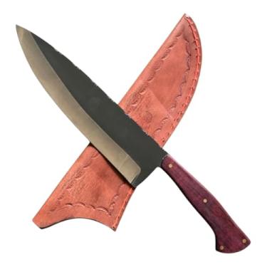 Imagem de Kit Faca Churrasco 15'' 1070 Fosfatizada Gume Polido com Bainha Cod371