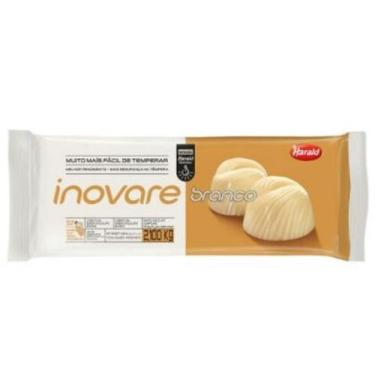 Imagem de Cobertura Inovare sabor Chocolate Branco Barra 2,1kg - Harald