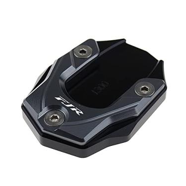 Imagem de Acc-Creativity Suporte para pé de motocicleta com ampliador lateral para placa de extensão compatível com Yamaha FJR1300 2011-2019 (titânio)