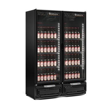 Imagem de Refrigerador Expositor Vertical 957 Litros Preto 220v Gelopar Gcbc-950 Lb