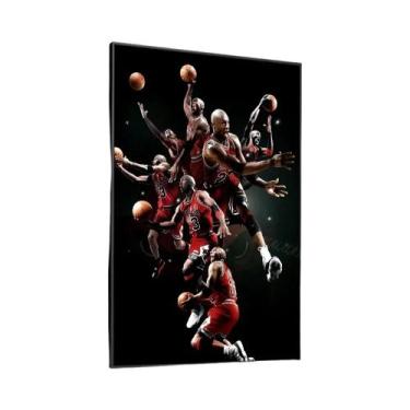 Imagem de 1pc basquete esportes jogo michaell-j-jordan cartaz adesivos arte mura