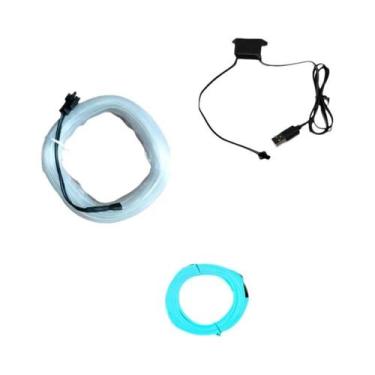 Imagem de 5m Flexível Tira Led Interior Do Carro Atmosfera Iluminação Usb Diy De