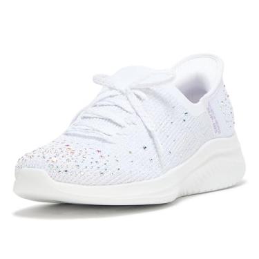 Imagem de Skechers Tênis feminino Ultra Flex 3.0-Twilight Spark Hands Free Slip-ins, Branco, 39