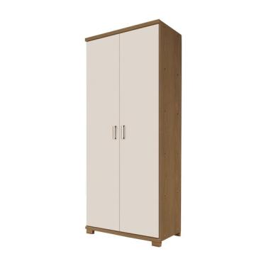 Imagem de Armário Multiuso 2 Portas 100% Mdf New Freijó/off White