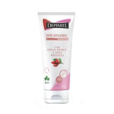 Imagem de Creme Depilatório Facial Depimiel 120 gr Argila Branca E Rosa Mosqueta